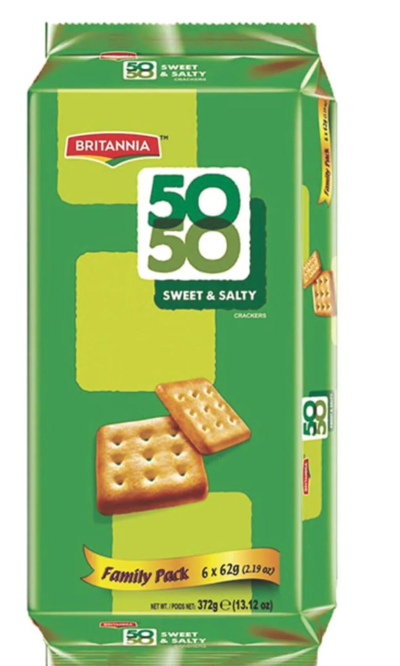 50-50 Sweet and salty