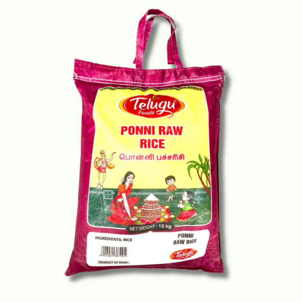 Telugu Foods Ponni Raw Rice 10kg