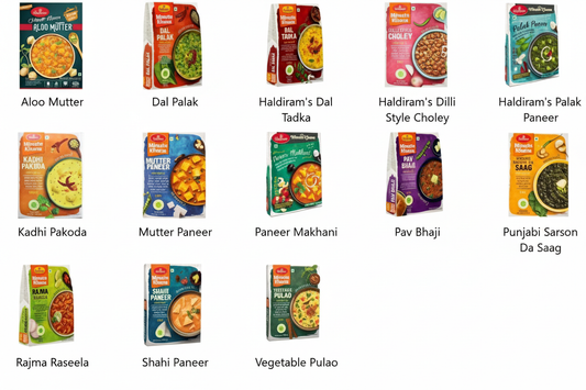 Haldiram's Products - White Background